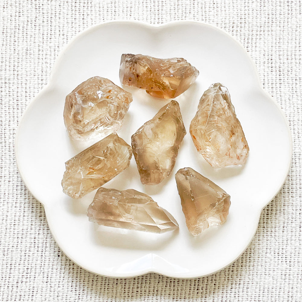 citrien naturel ruwe steen brok edelsteen edelstenen kopen