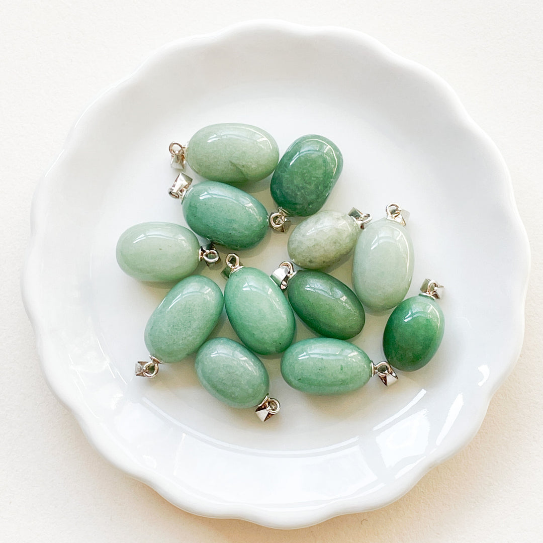 serpentijn groene edelsteen hanger edelstenen sieraden 925 sterling zilver