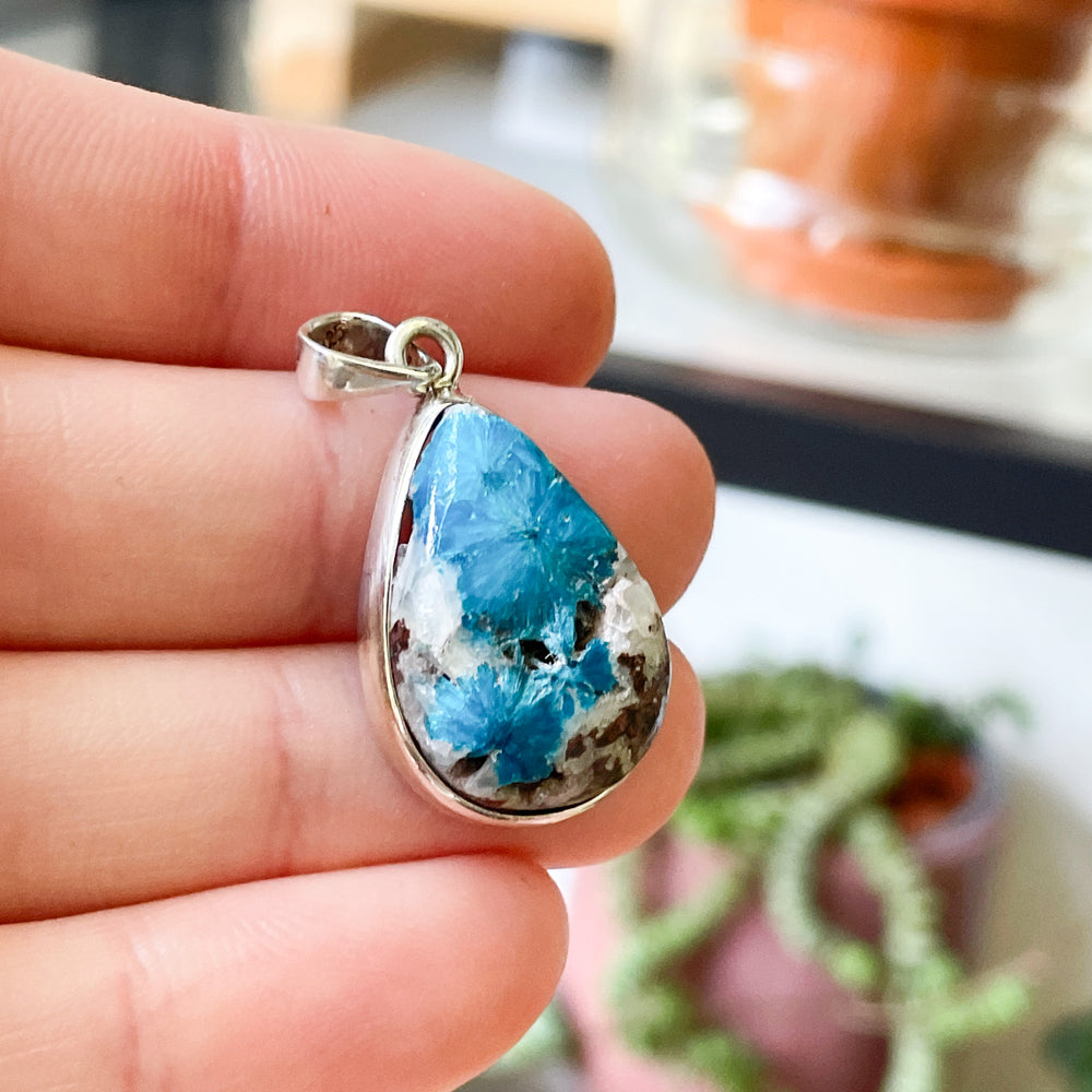 canvansiet blauwe luxe edelsteen hanger 925 sterling echt zilver 