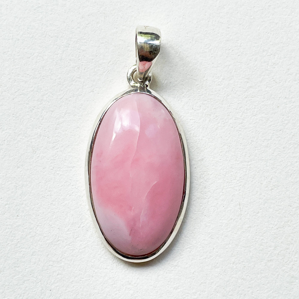 andes opaal roze luxe edelsteen hanger 925 sterling echt zilver 