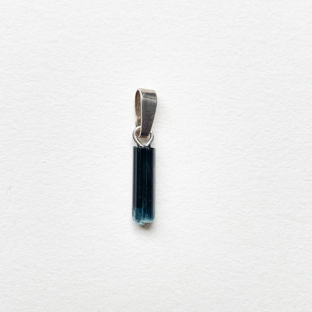 indigoliet blauwe toermalijn edelsteen hanger 925 sterling zilver edelstenen sieraad juweel