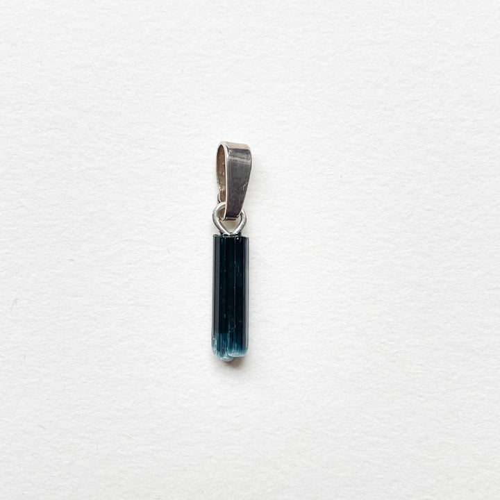 indigoliet blauwe toermalijn edelsteen hanger 925 sterling zilver edelstenen sieraad juweel