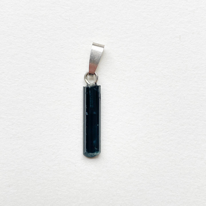 indigoliet blauwe toermalijn edelsteen hanger 925 sterling zilver edelstenen sieraad juweel