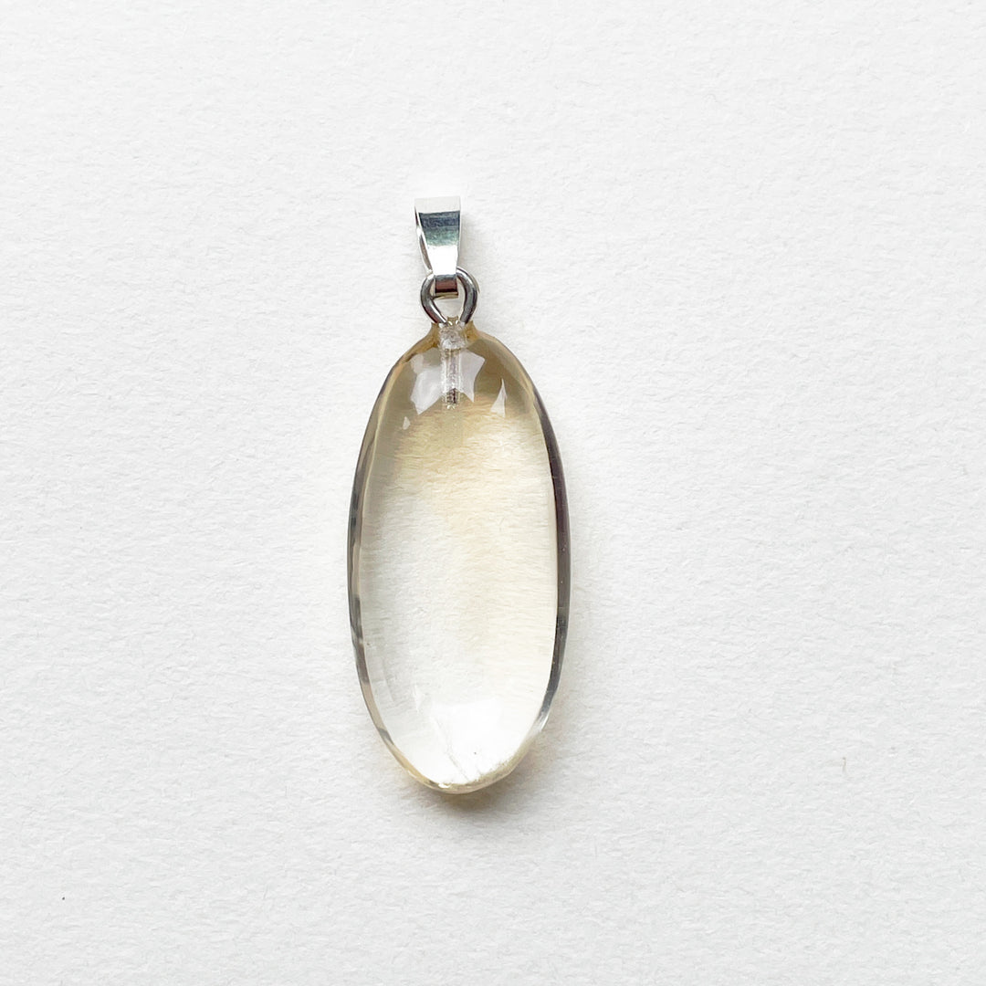 citrien naturel gele edelsteen hanger 925 sterling zilver edelstenen sieraad juweel
