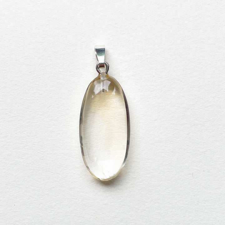 citrien naturel gele edelsteen hanger 925 sterling zilver edelstenen sieraad juweel