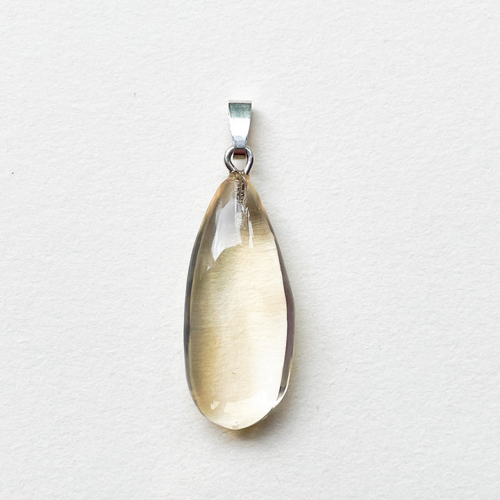 citrien naturel gele edelsteen hanger 925 sterling zilver edelstenen sieraad juweel
