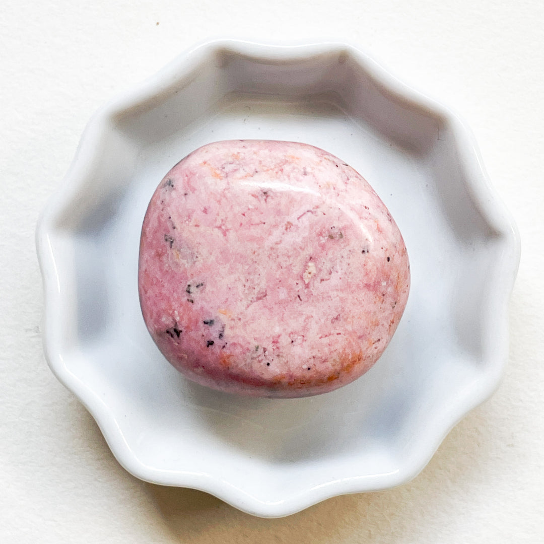 rhodoniet roze knuffelsteen trommelsteen edelsteen