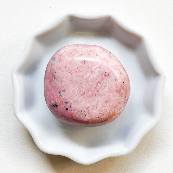 rhodoniet roze knuffelsteen trommelsteen edelsteen