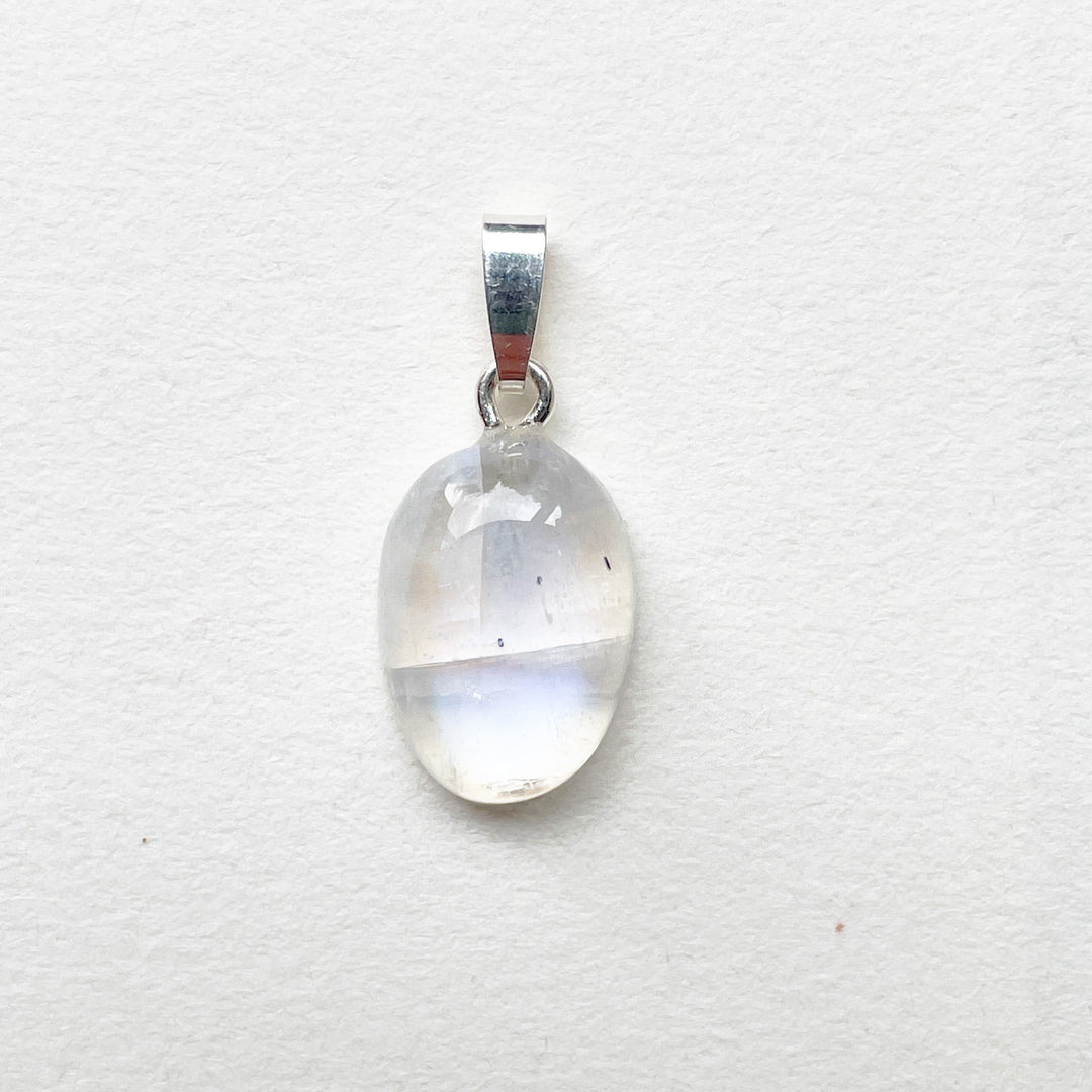 maansteen regenboog witte labradoriet edelsteen hanger 925 sterling zilver edelstenen sieraad juweel