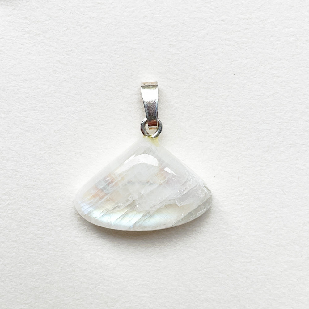 maansteen regenboog witte labradoriet edelsteen hanger 925 sterling zilver edelstenen sieraad juweel