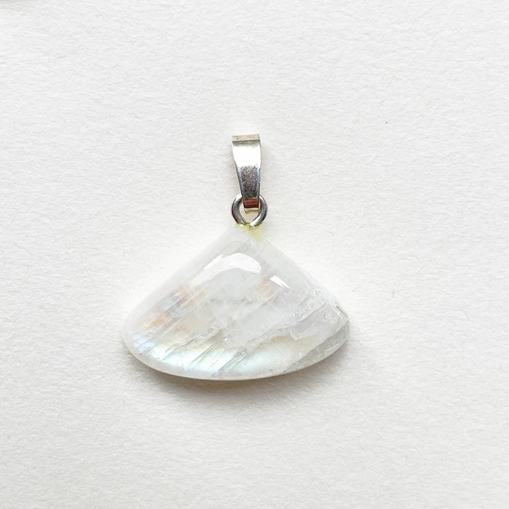 maansteen regenboog witte labradoriet edelsteen hanger 925 sterling zilver edelstenen sieraad juweel