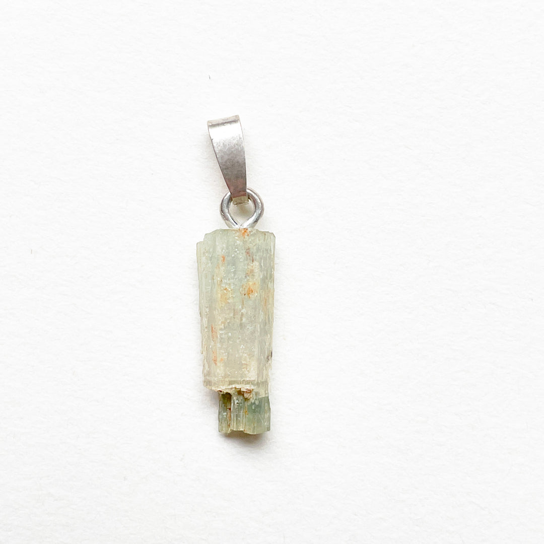beryl gosheniet heliodoor edelsteen hanger 925 sterling zilver edelstenen sieraad juweel