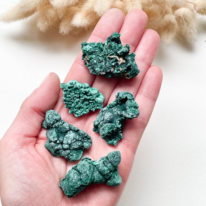 Malachiet fiber boytrial ruwe brok steen edelsteen mineraal