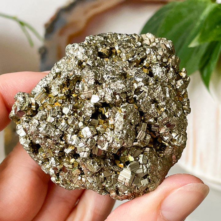 pyriet fools gold gouden ruwe steen brok edelsteen cluster mineralen