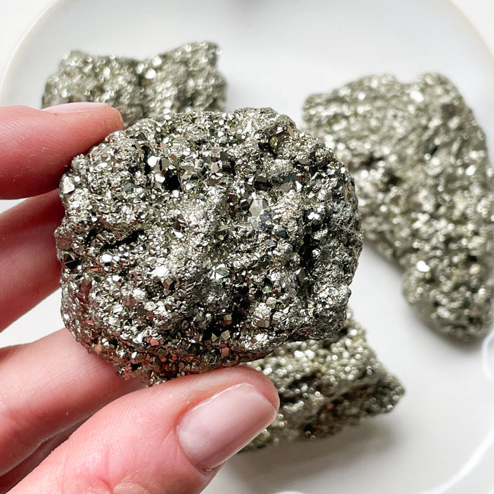 pyriet fools gold ruwe steen brok edelsteen goud