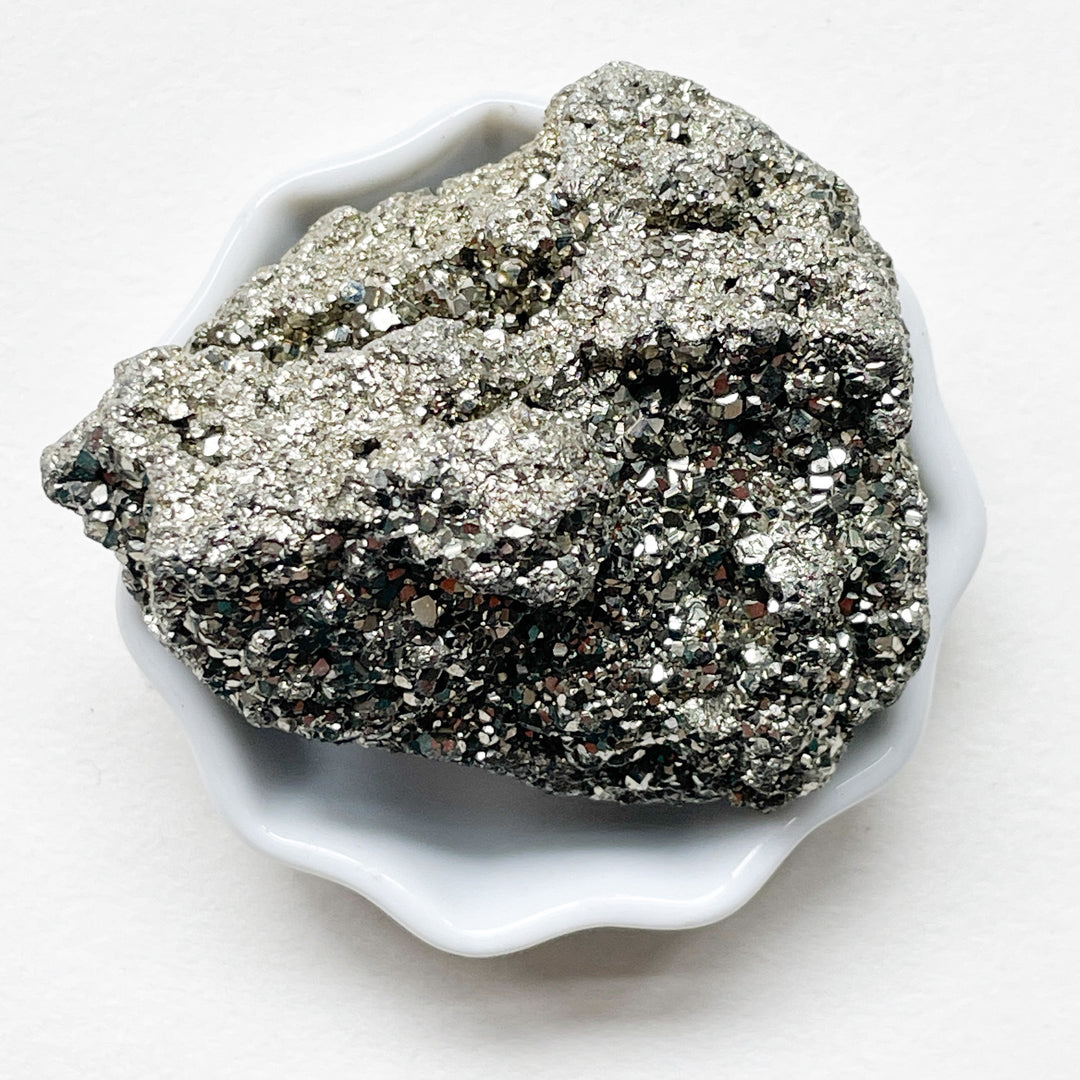 pyriet fools gold ruwe steen brok edelsteen goud