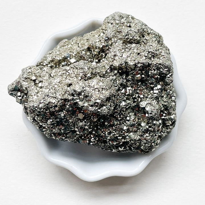 pyriet fools gold ruwe steen brok edelsteen goud
