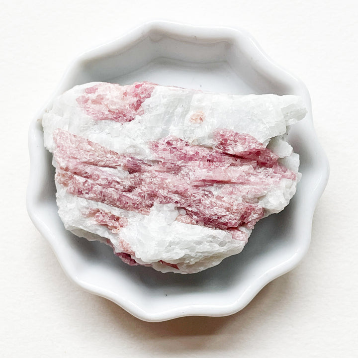 toermalijn roze ruwe steen brok edelstenen mineralen edelsteen kopen