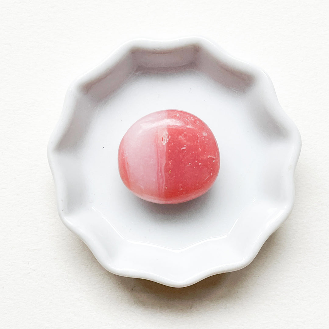 andes opaal roze edelsteen gepolijst knuffelsteen trommelsteen