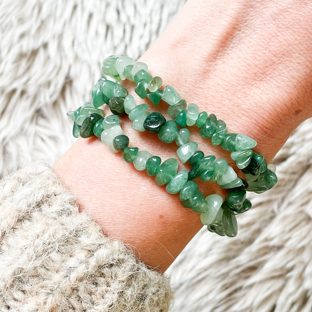 aventurijn groene splitarmband edelsteen armband
