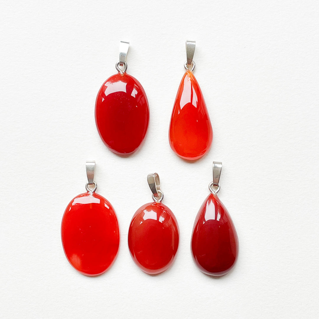 carneool rode edelsteen hanger edelsteenhanger juweel sieraad 925 sterling echt zilver