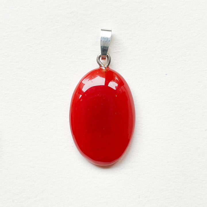 carneool rode edelsteen hanger edelsteenhanger juweel sieraad 925 sterling echt zilver