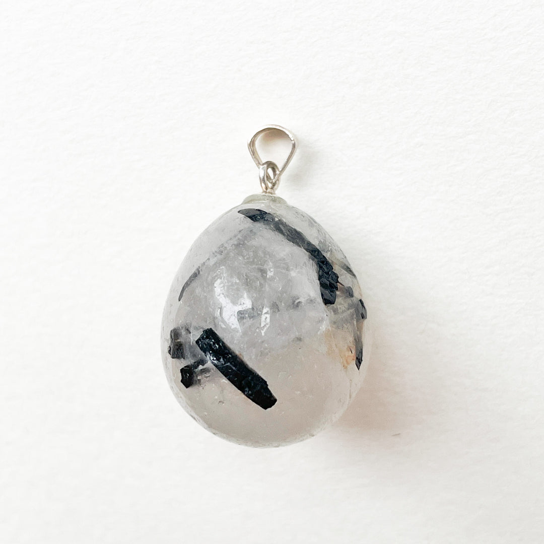 toermalijn kwarts edelsteen hanger 925 sterling zilver sieraden