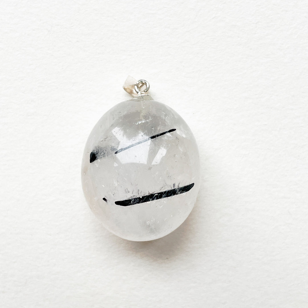 toermalijn kwarts edelsteen hanger 925 sterling zilver sieraden