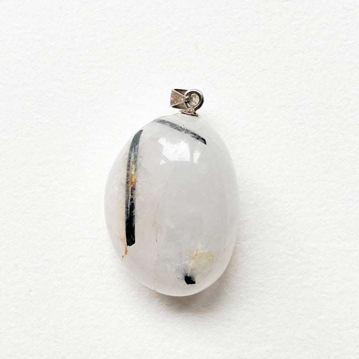 toermalijn kwarts edelsteen hanger 925 sterling zilver sieraden