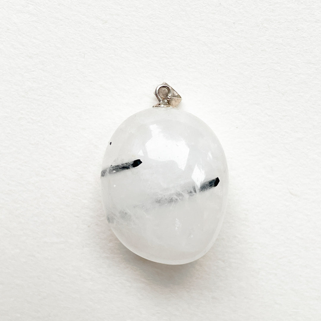 toermalijn kwarts edelsteen hanger 925 sterling zilver sieraden