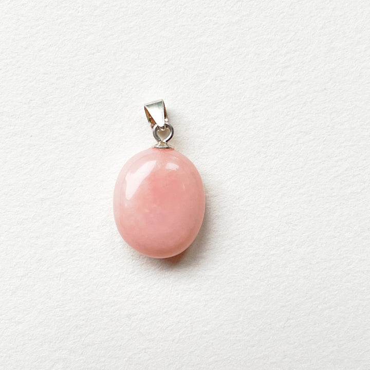 andes opaal roze hanger edelsteenhanger edelstenen 925 sterling zilver sieraden