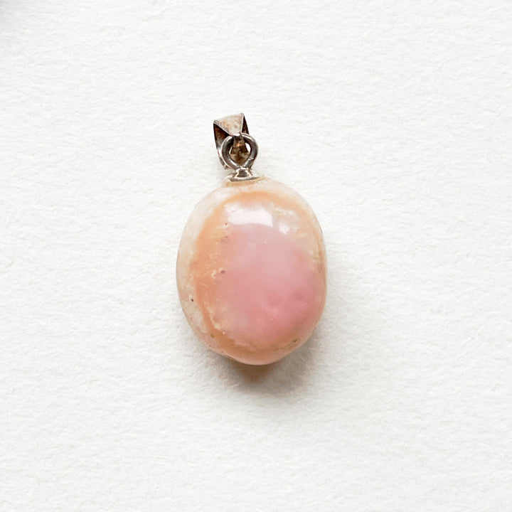andes opaal roze hanger edelsteenhanger edelstenen 925 sterling zilver sieraden