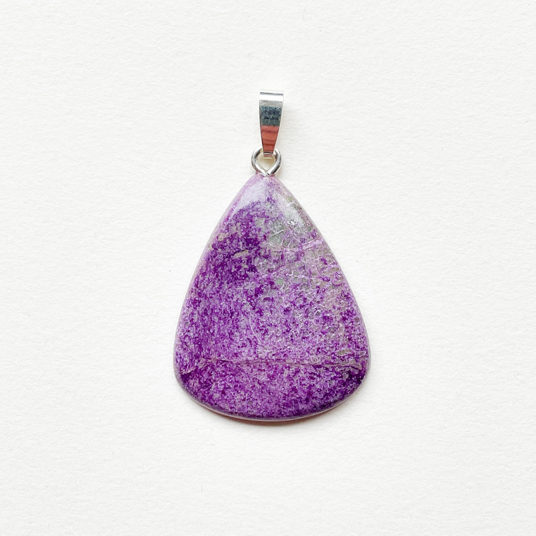 stichtiet paarse edelsteen hanger edelsteenhanger juweel sieraad 925 sterling echt zilver