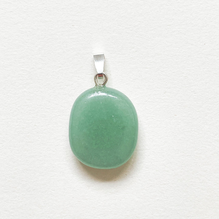 aventurijn groene edelsteen hanger 925 sterling zilver edelstenen