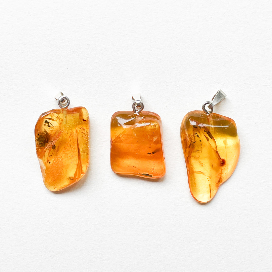 amber fossiel hars barnsteen gele edelsteen hanger 925 sterling zilver edelsteen sieraad ketting