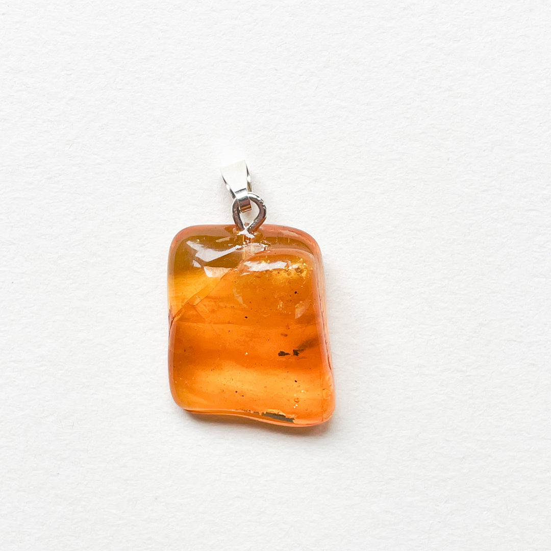amber fossiel hars barnsteen gele edelsteen hanger 925 sterling zilver edelsteen sieraad ketting