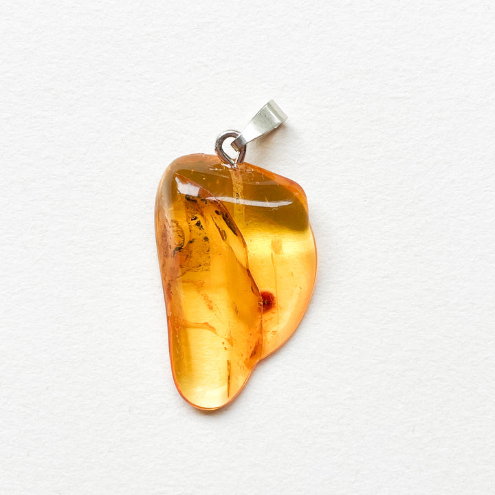 amber fossiel hars barnsteen gele edelsteen hanger 925 sterling zilver edelsteen sieraad ketting
