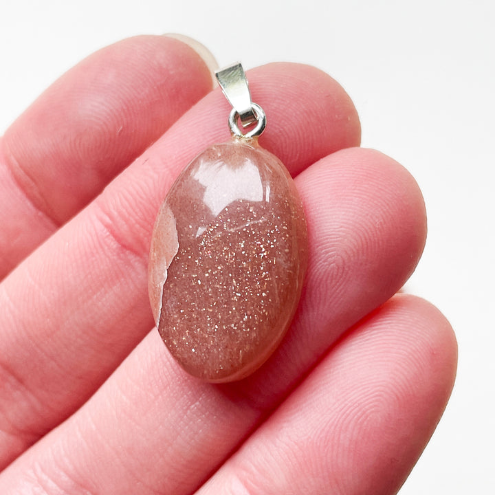 zonnesteen oranje edelsteen hanger edelsteenhanger juweel sieraad 925 sterling echt zilver