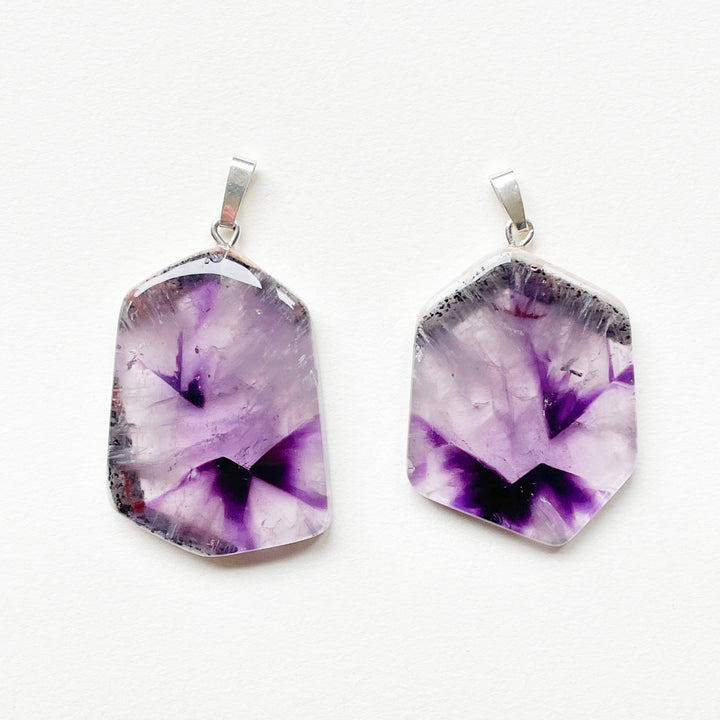 amethist ster paarse edelsteen hanger 925 sterling zilver edelstenen