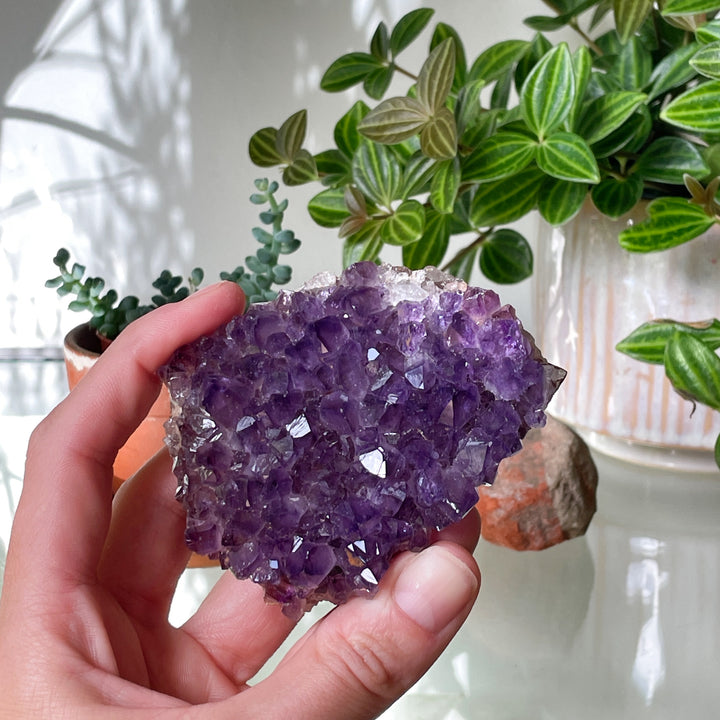 amethist geode paarse kristal edelsteen