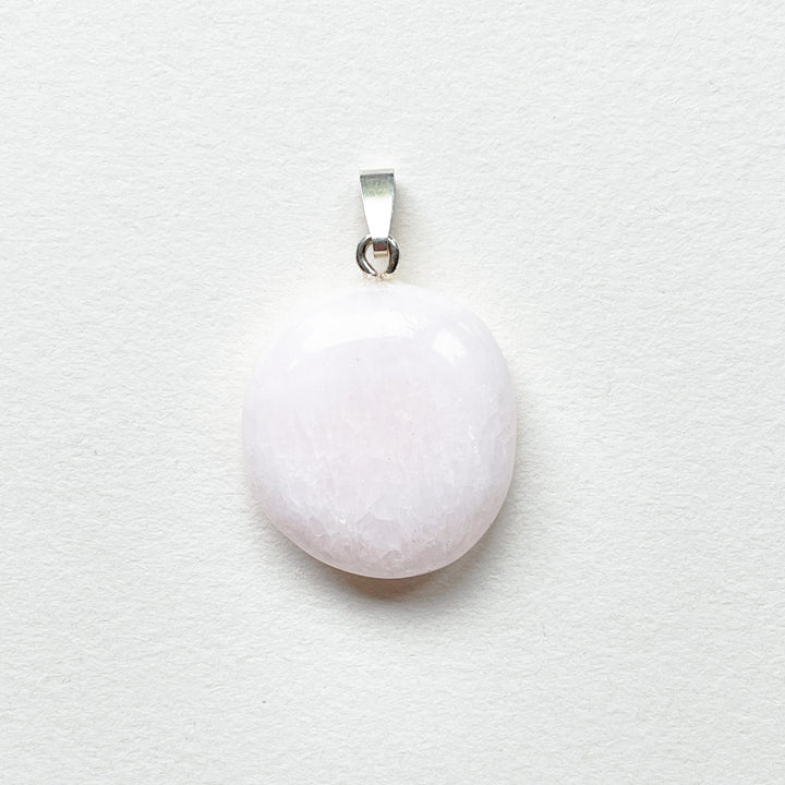 mangano calciet roze zacht premium hanger 925 sterling zilver 