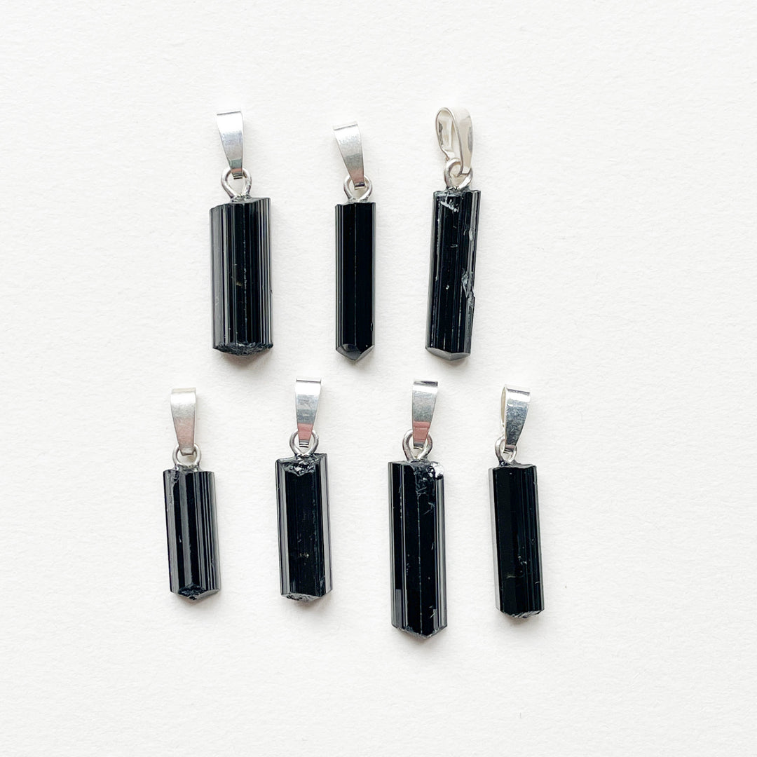 zwarte toermalijn premium edelsteen hanger 925 sterling zilver 