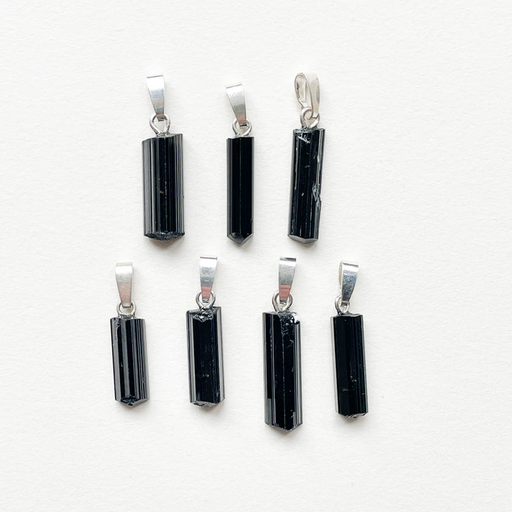 zwarte toermalijn premium edelsteen hanger 925 sterling zilver 