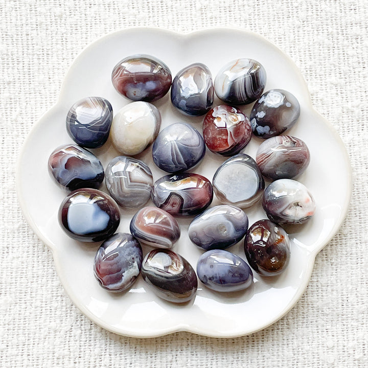 botswana agaat edelsteen trommelsteen knuffelsteen