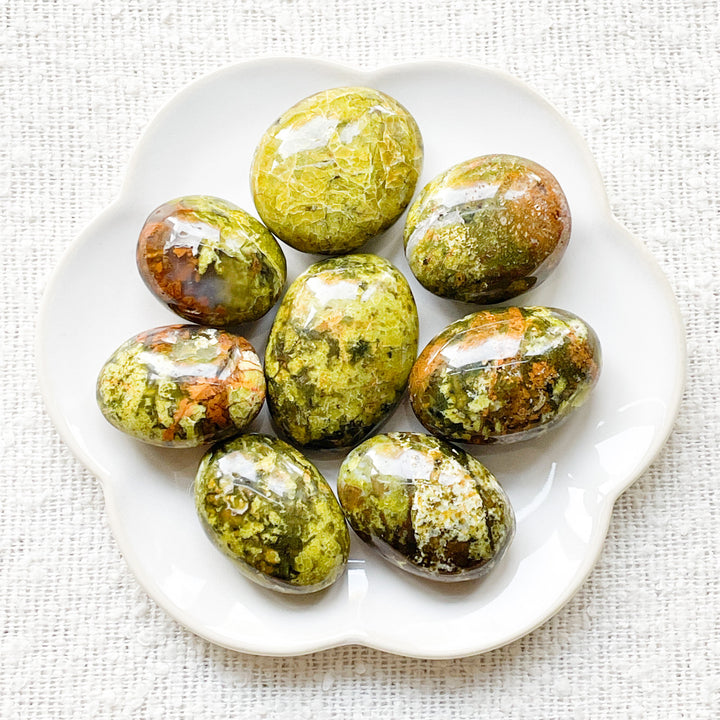 Opaal groene handsteen (L+XL)