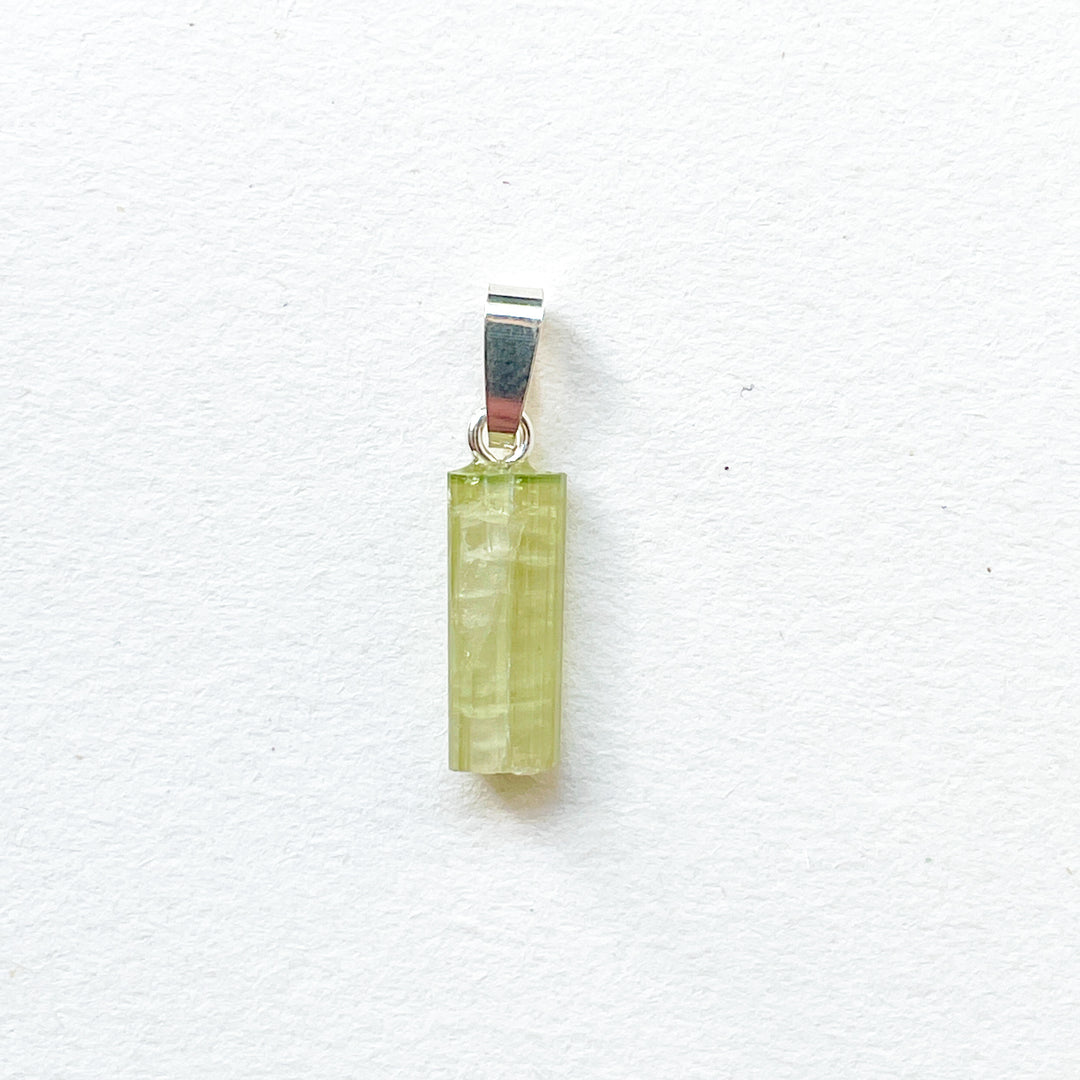 toermalijn groene verdeliet premium edelsteen hanger 925 sterling zilver