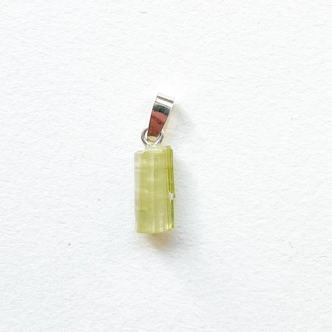 toermalijn groene verdeliet premium edelsteen hanger 925 sterling zilver