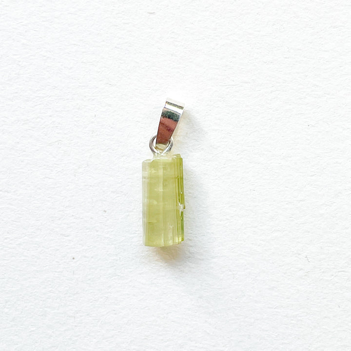 toermalijn groene verdeliet premium edelsteen hanger 925 sterling zilver
