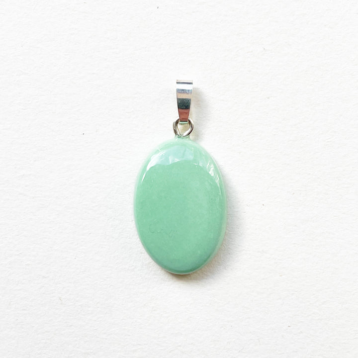 chrysopraas groene premium edelsteen hanger 925 sterling zilver