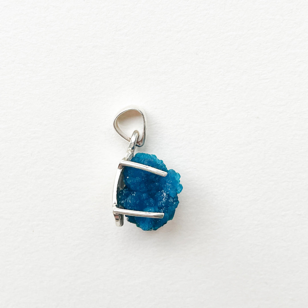 Cavansiet blauwe premium hanger 925 sterling zilver edelsteen sieraad juweel